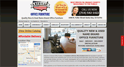 Desktop Screenshot of americanofficefurniture.us